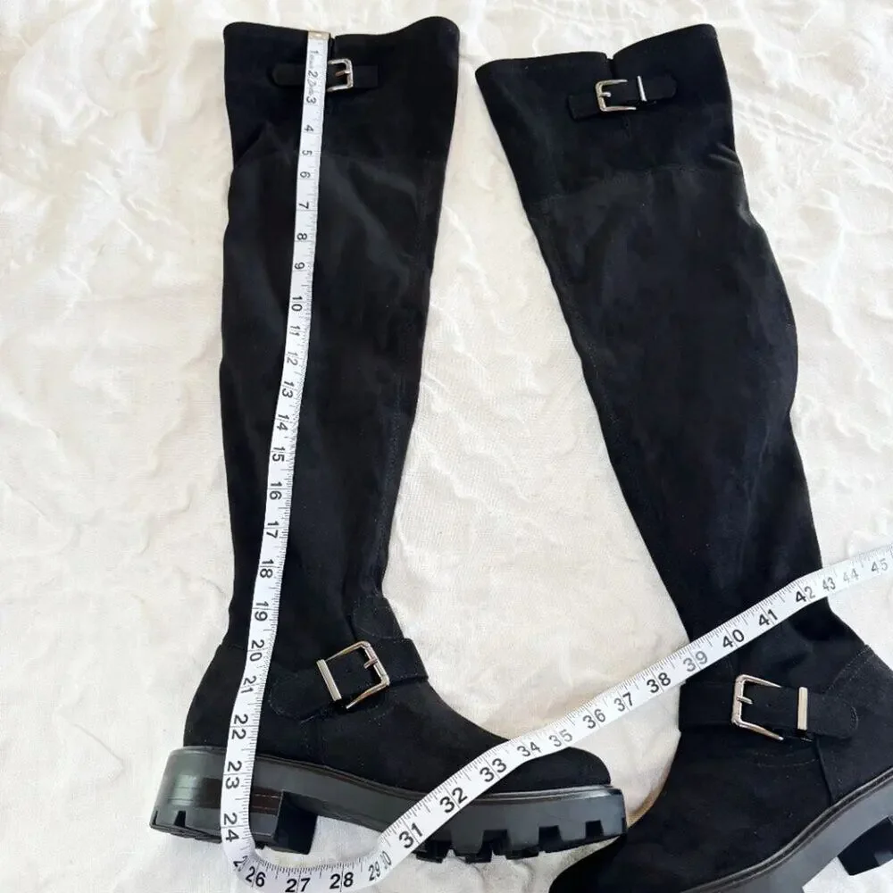 Marc Fisher Ganven Lug Sole Over the Knee Boot Size 6 New